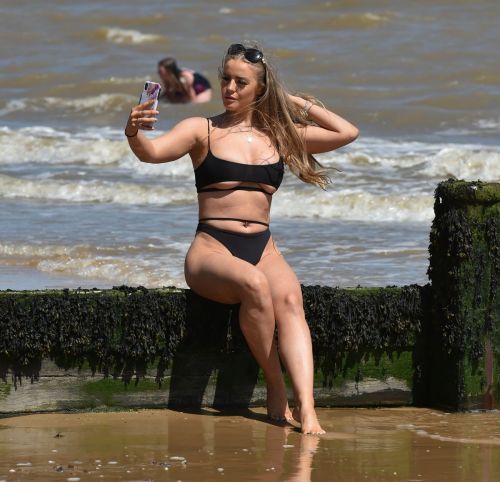 Megan Clark in Bikini at a Beach in Frinton 2020/05/30 6