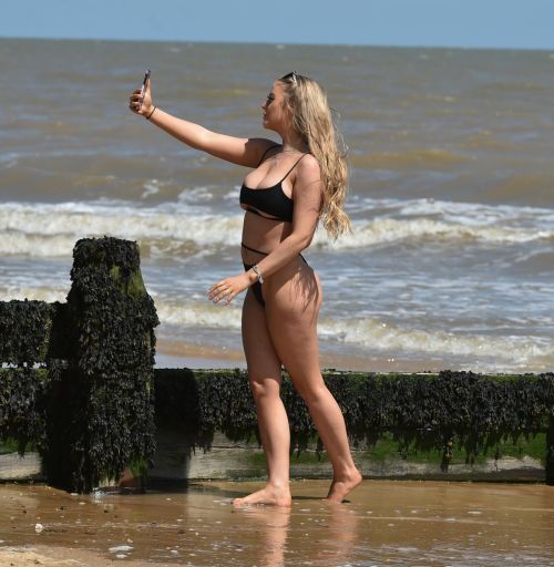 Megan Clark in Bikini at a Beach in Frinton 2020/05/30 7