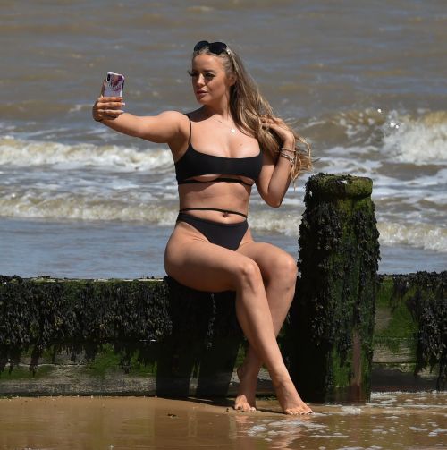 Megan Clark in Bikini at a Beach in Frinton 2020/05/30 9