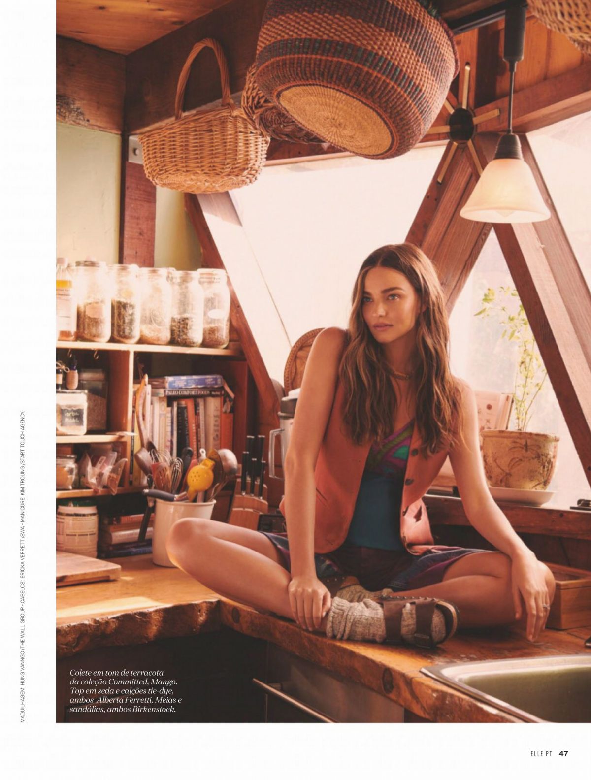 Miranda Kerr in Elle Magazine, Portugal June 2020