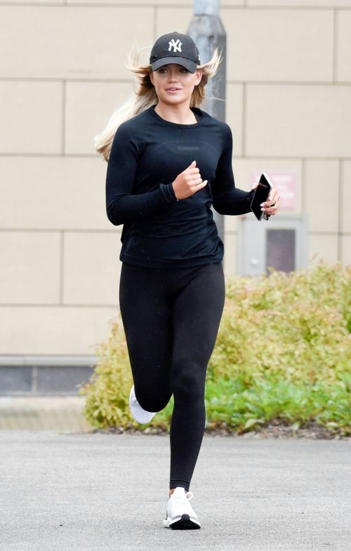 Molly Smith Out Jogging in Manchester 2020/06/12 11