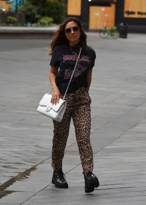 Myleene Klass Arrives at Global Radio in London 2020/06/05 2
