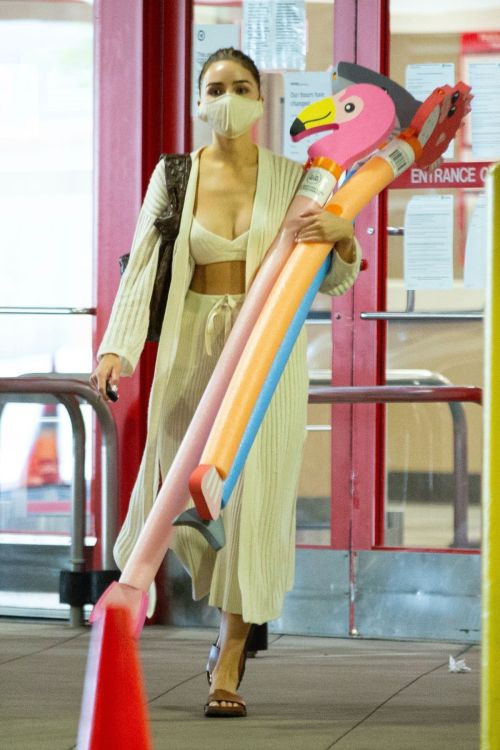 Olivia Culpo Shopping at Target in Los Angeles 2020/06/12 11