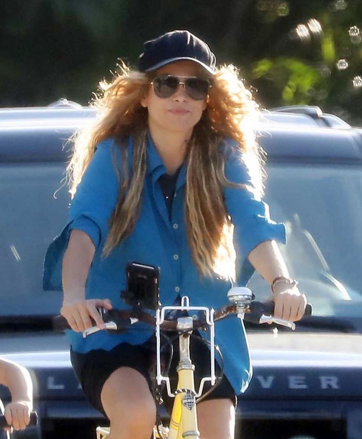Paulina Rubio Riding a Bike Out in Miami 2020/06/15