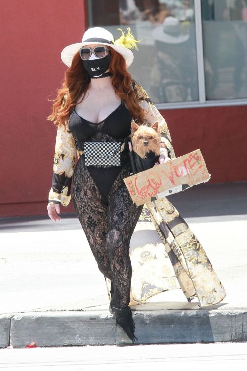 Phoebe Price at Black Lives Matter Protest in Los Angeles 2020/06/07 2
