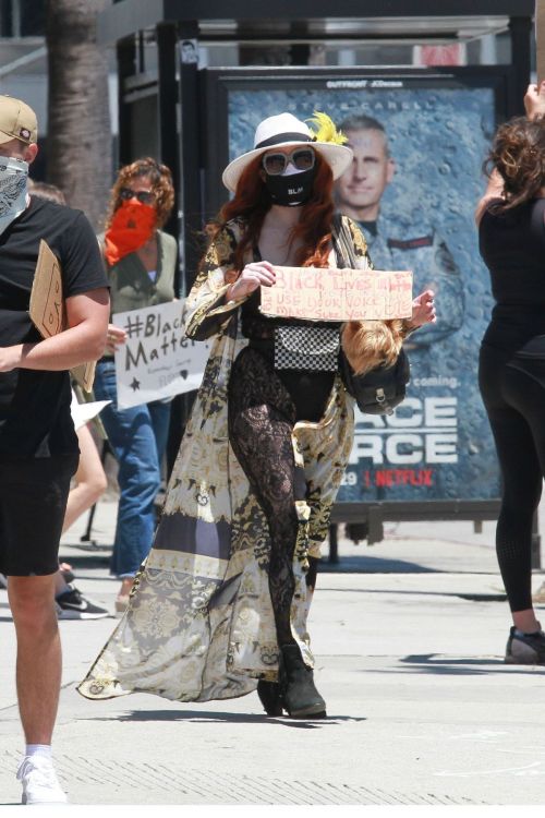 Phoebe Price at Black Lives Matter Protest in Los Angeles 2020/06/07 5