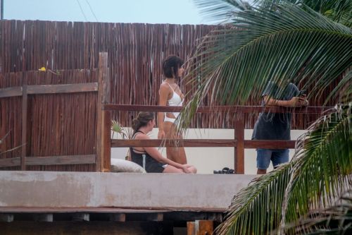 Rachel Cook in Swimsuit at a Beach in Tulum 2020/06/17 5