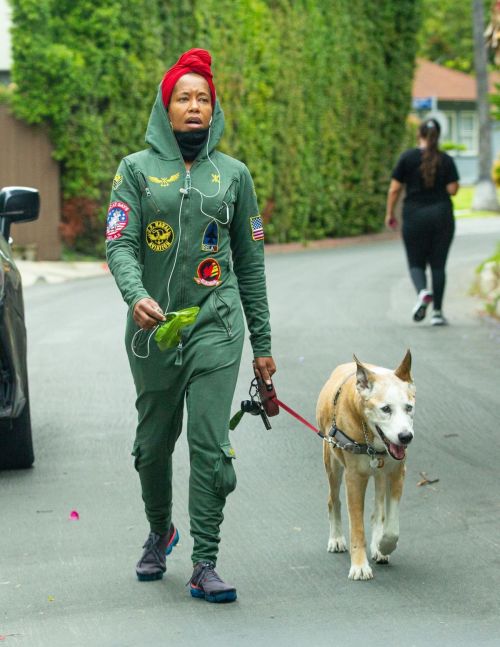 Regina King Out with Her Dog in Los Angeles 2020/06/05 3