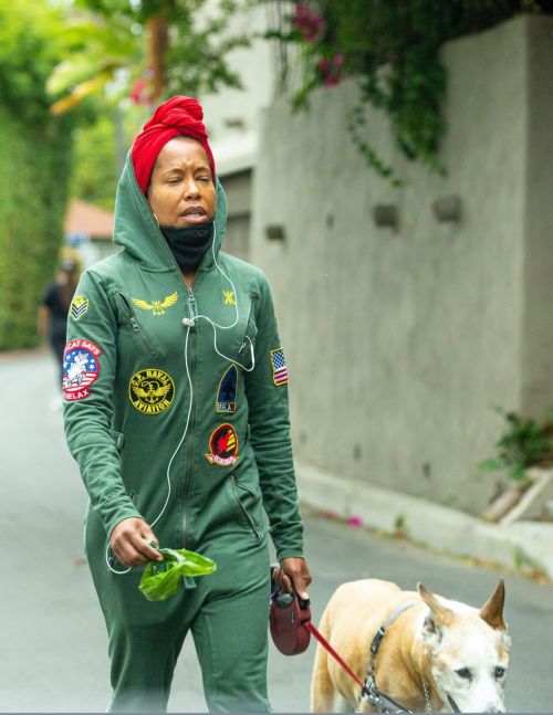 Regina King Out with Her Dog in Los Angeles 2020/06/05 8