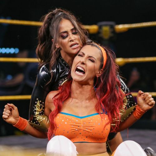Santana Garrett vs. Aliyah | WWE NXT 2020/06/03 2