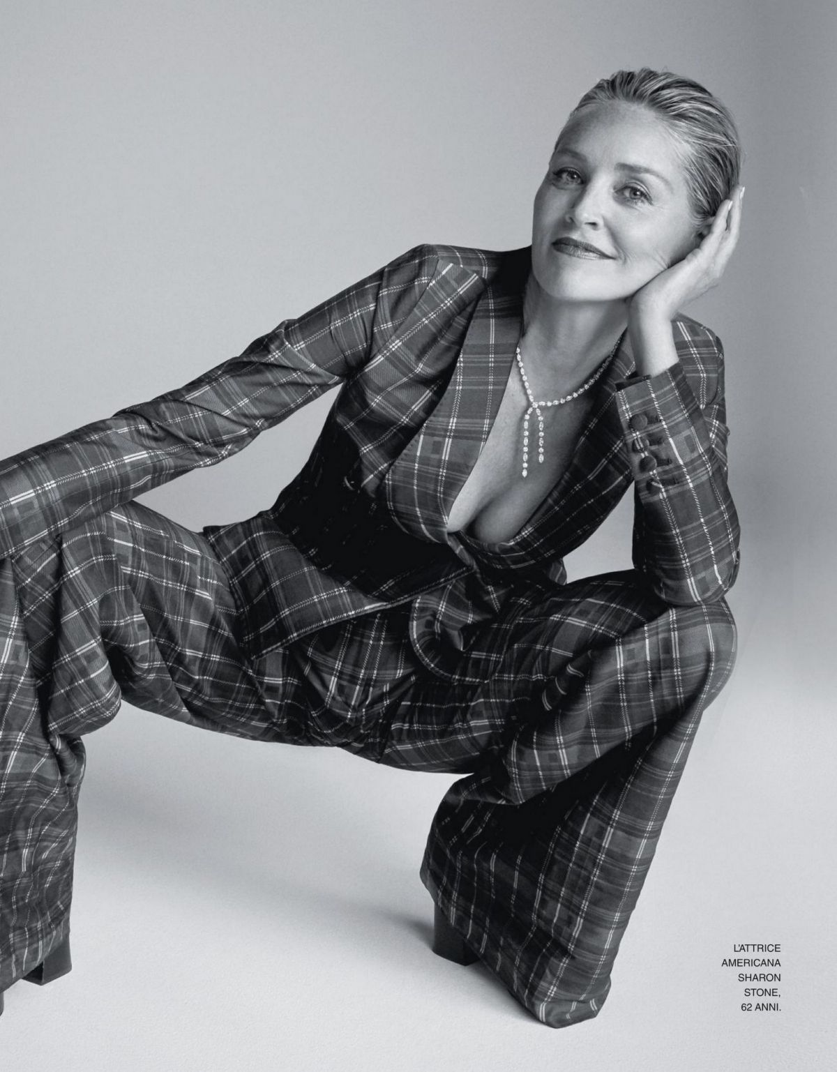 Sharon Stone in Grazia Magazine, Italy May 2020