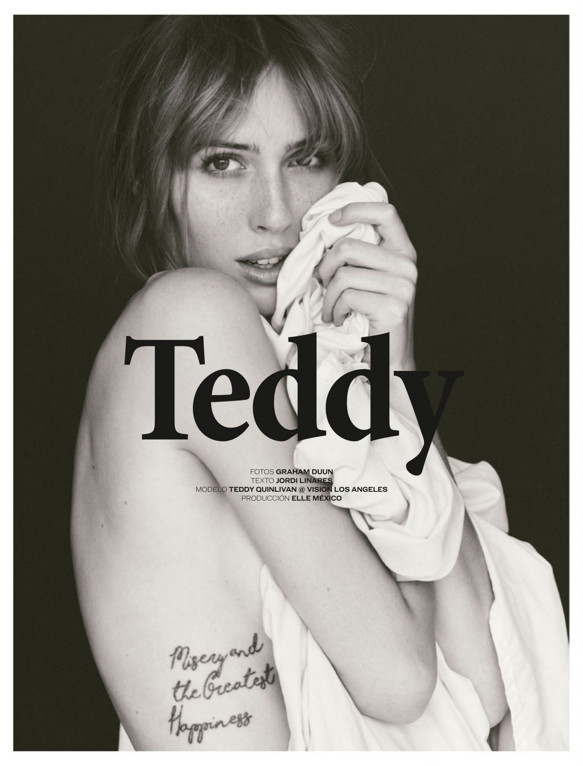 Teddy Quinlivan in Elle Magazine, Mexico June 2020