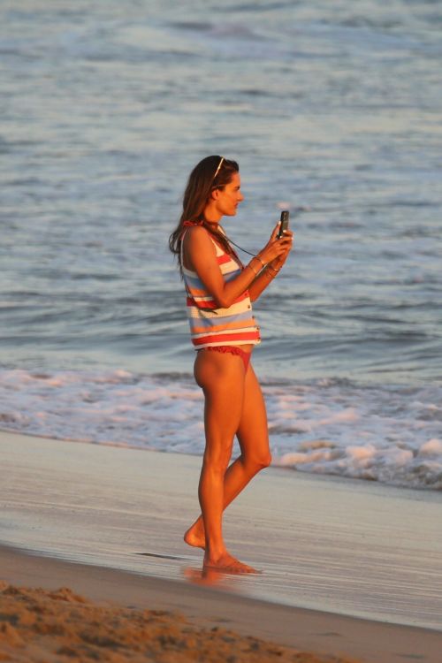 Alessandra Ambrosio in Bikini Bottoms at a Beach in Malibu 2020/09/23 5