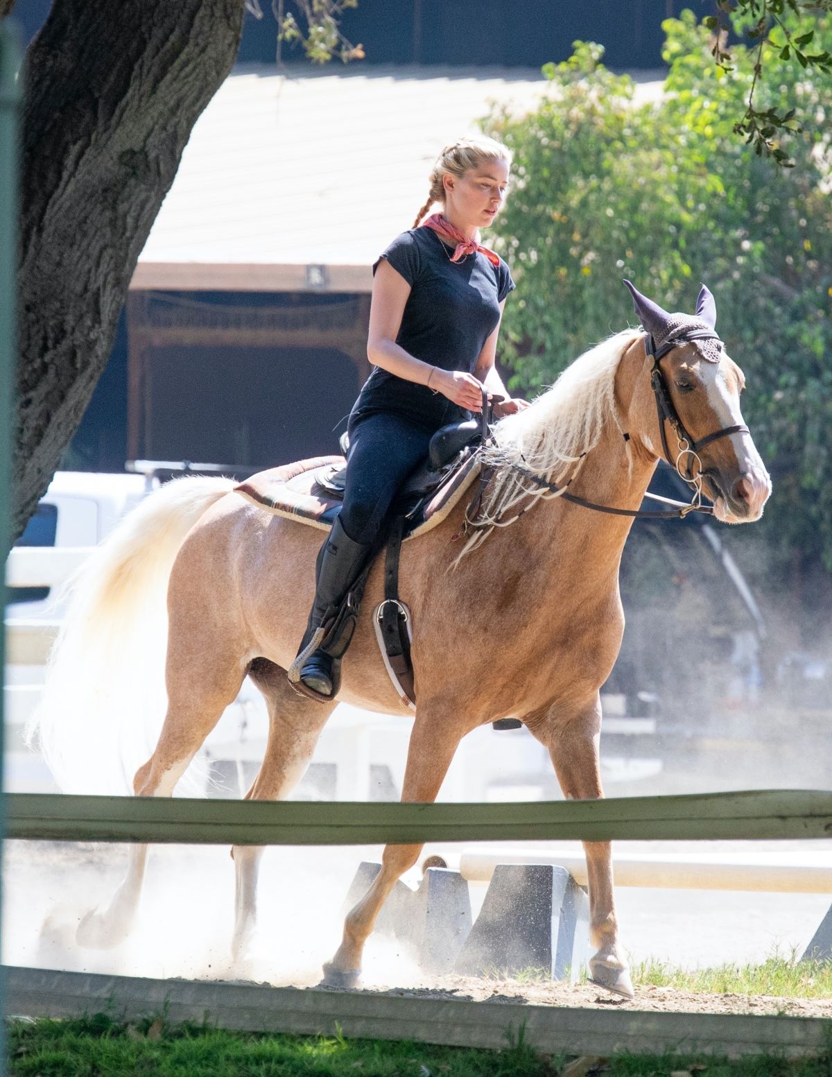 Amber Heard at Horseback Riding in Los Angeles 2020/09/23 13