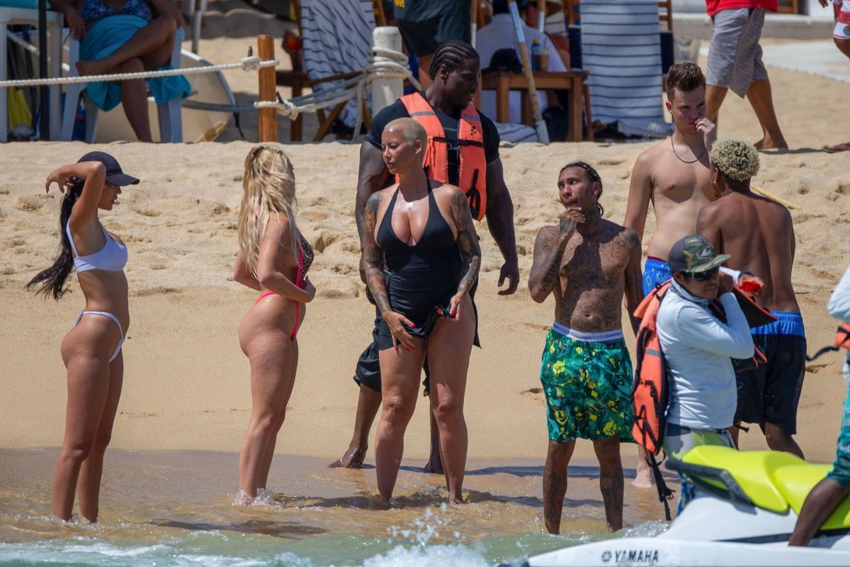 Amber Rose at Jet Ski Ride in Cabo San Lucas 2020/09/24