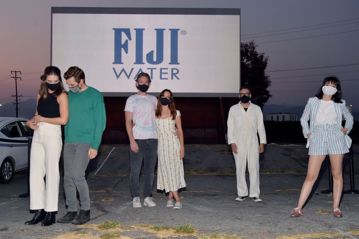 Aubrey Plaza at The Little Hours Screening at Arclight's Drive-in in Los Angeles 2020/08/19