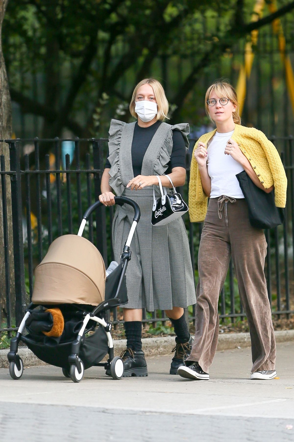 Chloe Sevigny Out with her Baby and Friend in New York 2020/09/22