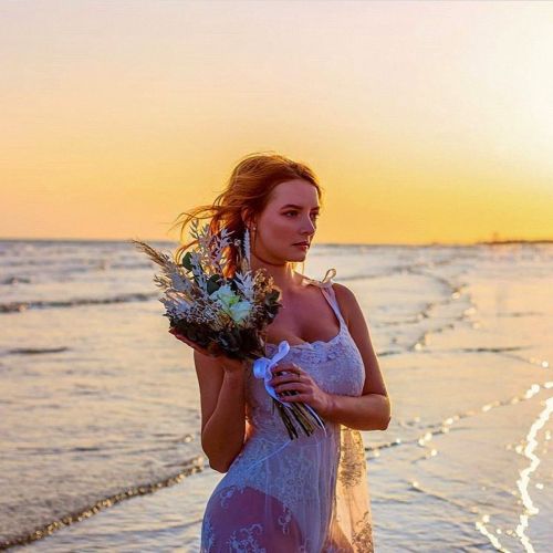 Dakota Blue Richards at a Photoshoot on the Beach, September 2020 3