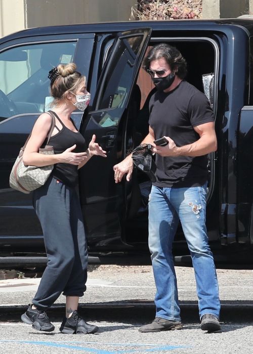 Denise Richards and Aaron Phypers Out in Malibu 2020/09/23