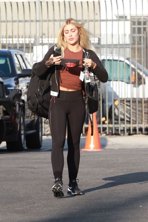 Emma Slater Arrives at DWTS Rehearsal in Los Angeles 2020/09/18