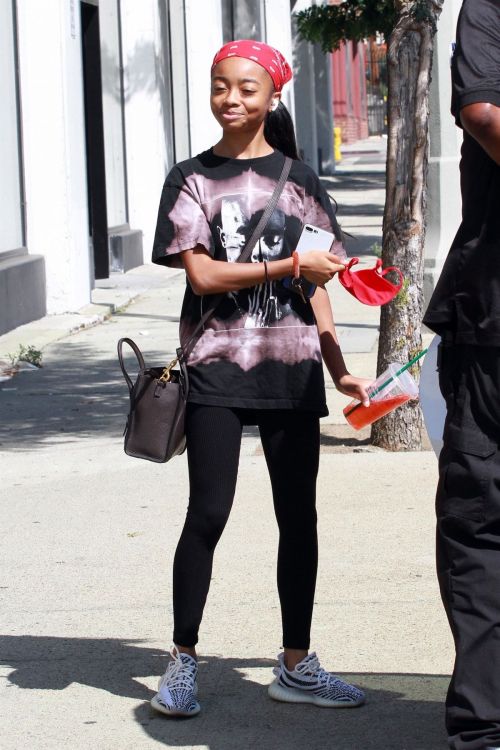 Skai Jackson Arrives at DWTS Studio in Los Angeles 2020/09/25 2