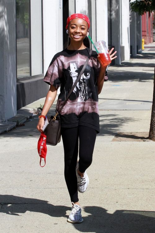 Skai Jackson Arrives at DWTS Studio in Los Angeles 2020/09/25 7