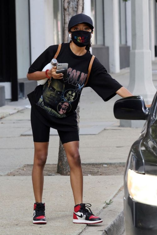 Skai Jackson Leaves DWTS Studio in Los Angeles 2020/09/18 3