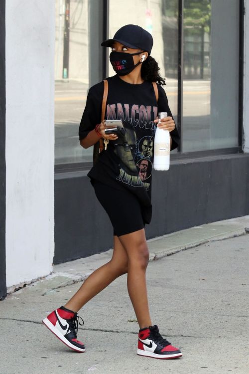 Skai Jackson Leaves DWTS Studio in Los Angeles 2020/09/18 4