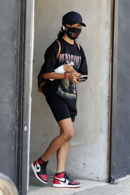 Skai Jackson Leaves DWTS Studio in Los Angeles 2020/09/18 5