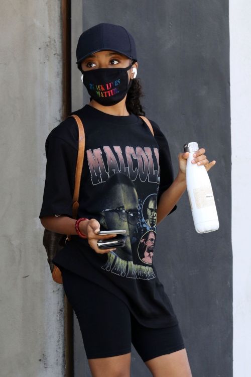 Skai Jackson Leaves DWTS Studio in Los Angeles 2020/09/18 9