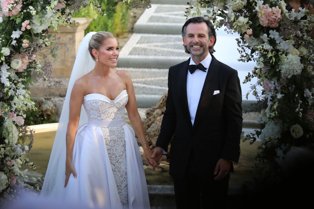 Sylvie Meis and Niclas Castello at Wedding Ceremony in Italy 2020/09/19