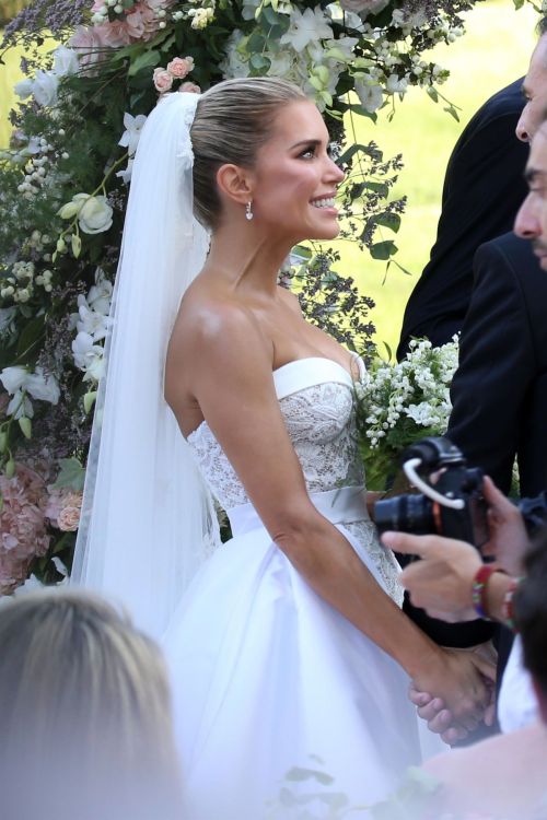 Sylvie Meis and Niclas Castello at Wedding Ceremony in Italy 2020/09/19
