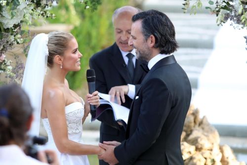 Sylvie Meis and Niclas Castello at Wedding Ceremony in Italy 2020/09/19 4