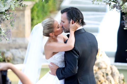 Sylvie Meis and Niclas Castello at Wedding Ceremony in Italy 2020/09/19