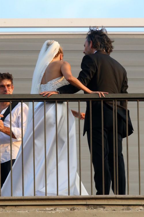 Sylvie Meis and Niclas Castello at Wedding Ceremony in Italy 2020/09/19 10