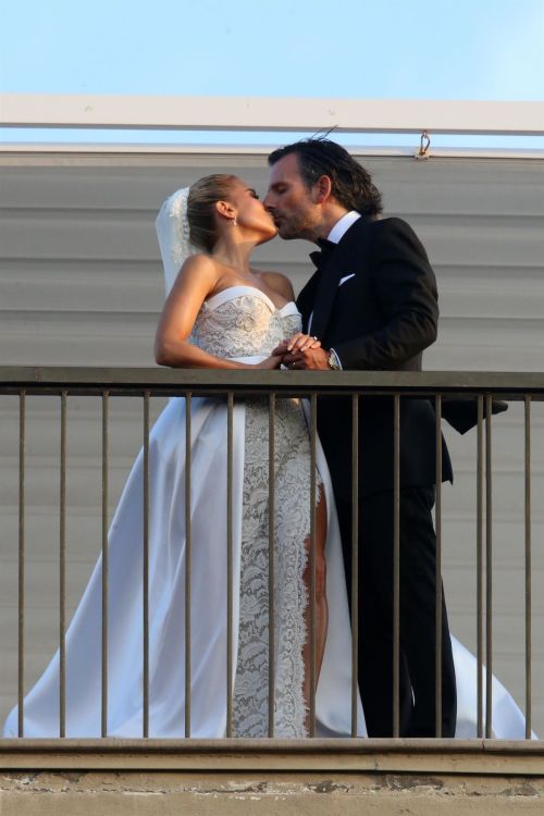 Sylvie Meis and Niclas Castello at Wedding Ceremony in Italy 2020/09/19 11