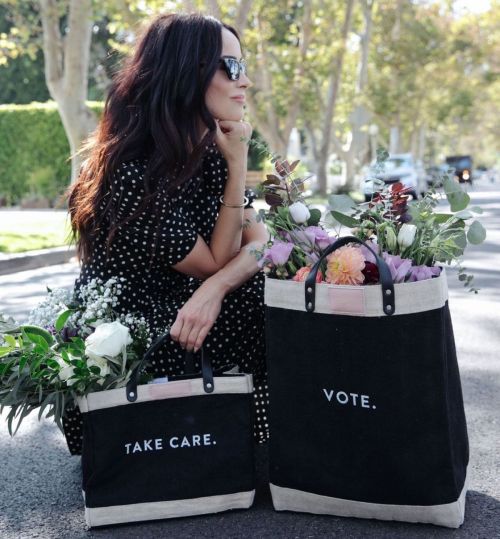 Abigail Spencer Promotes Her Own Designer Bags 2020