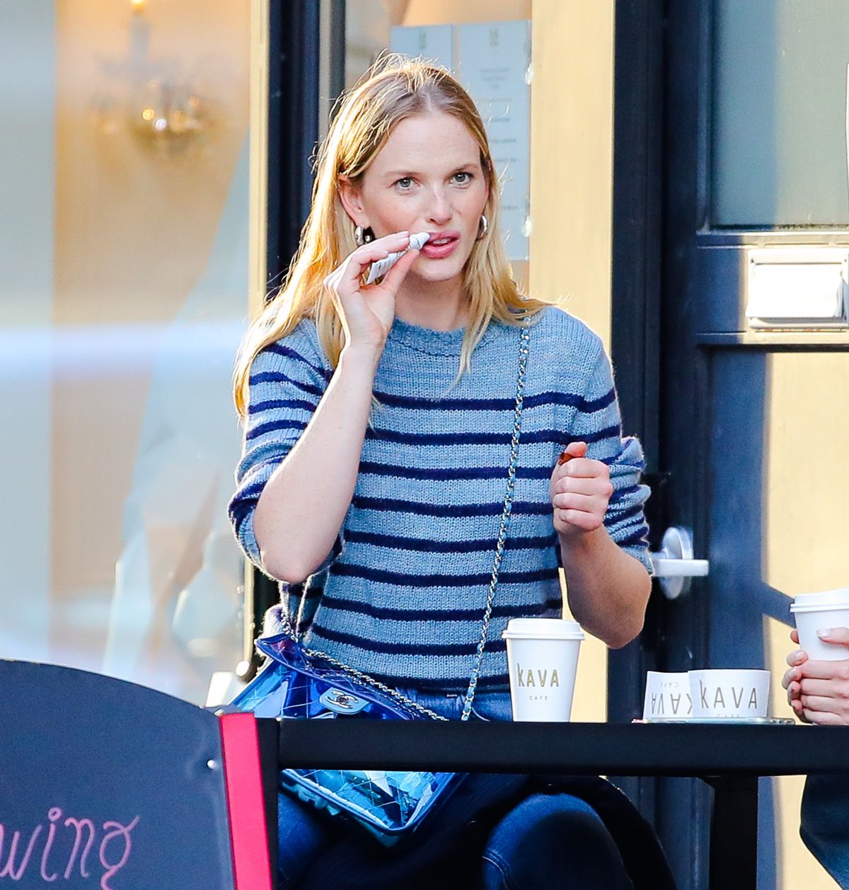 Anne Vyalitsyna Out for Coffee at The Kava in New York 2020/10/23 1