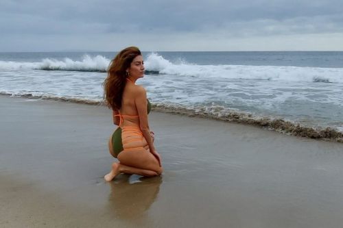 Blanca Blanco in Bikini Out on the Beach in Malibu 2020/10/24