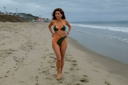 Blanca Blanco in Bikini Out on the Beach in Malibu 2020/10/24