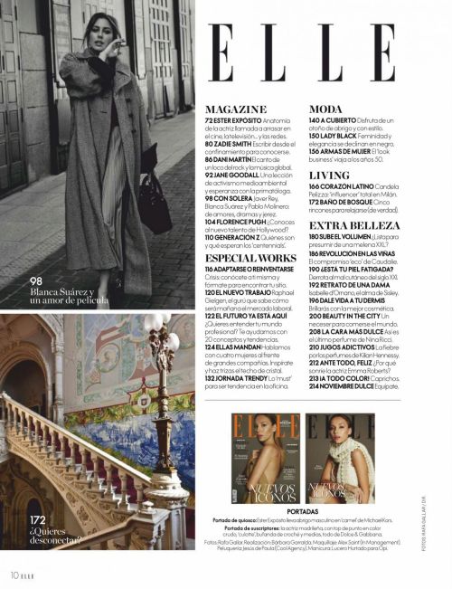Blanca Suarez in Elle Magazine, Spain November 2020 Issue