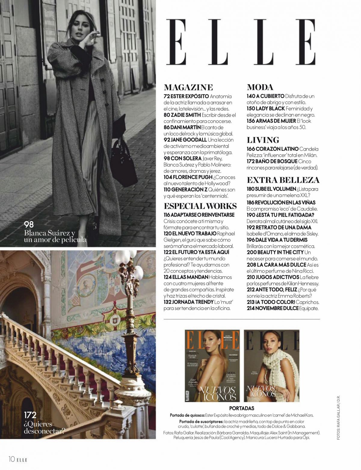 Blanca Suarez in Elle Magazine, Spain November 2020 Issue 3