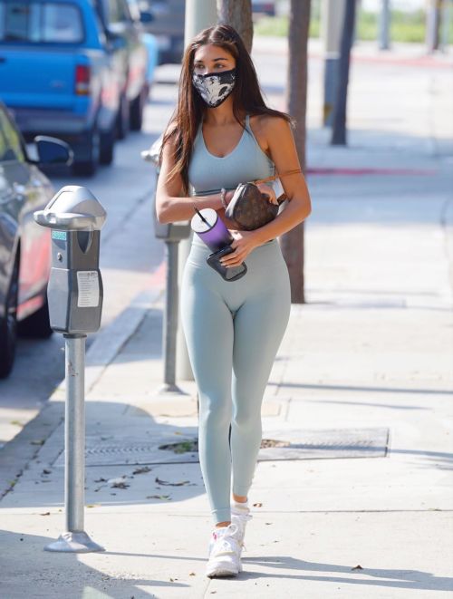 Chantel Jeffries in Tights Arrives at a Gym in West Hollywood 2020/09/25