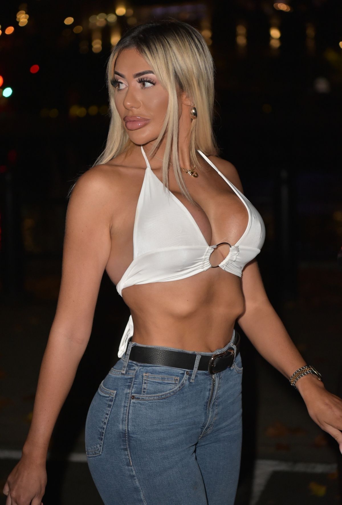 Chloe Ferry Shows her abs Night Out in Newcastle 2020/10/22 2