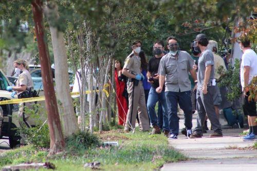 Courteney Cox on the Set of Scream 5 in Wilmington 2020/10/22 1