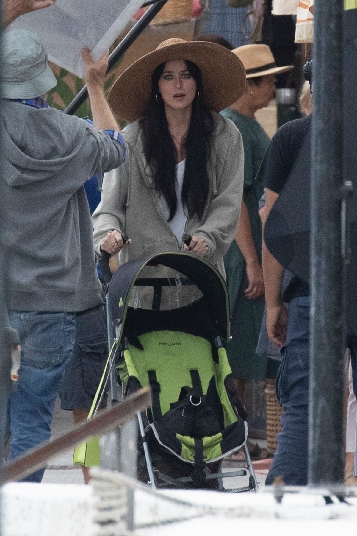Dakota Johnson on the Set of The Lost Daughter in Greece 2020/10/20 2