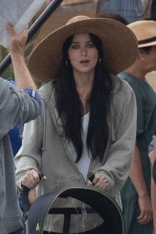 Dakota Johnson on the Set of The Lost Daughter in Greece 2020/10/20 9
