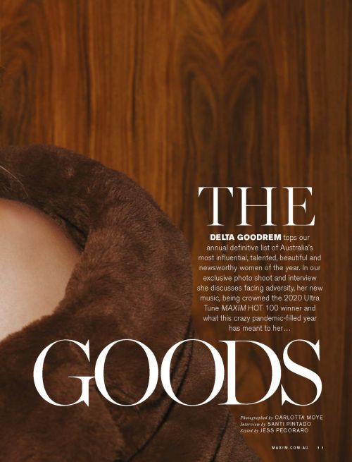 Delta Goodrem in Maxim Magazine, Australia November 2020 3