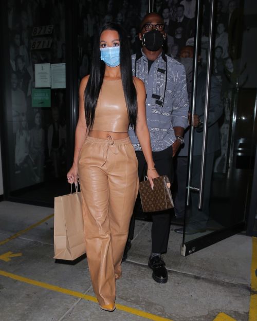 Draya Michele and Tyrod Taylor Out for Dinner in West Hollywood 2020/10/24 2