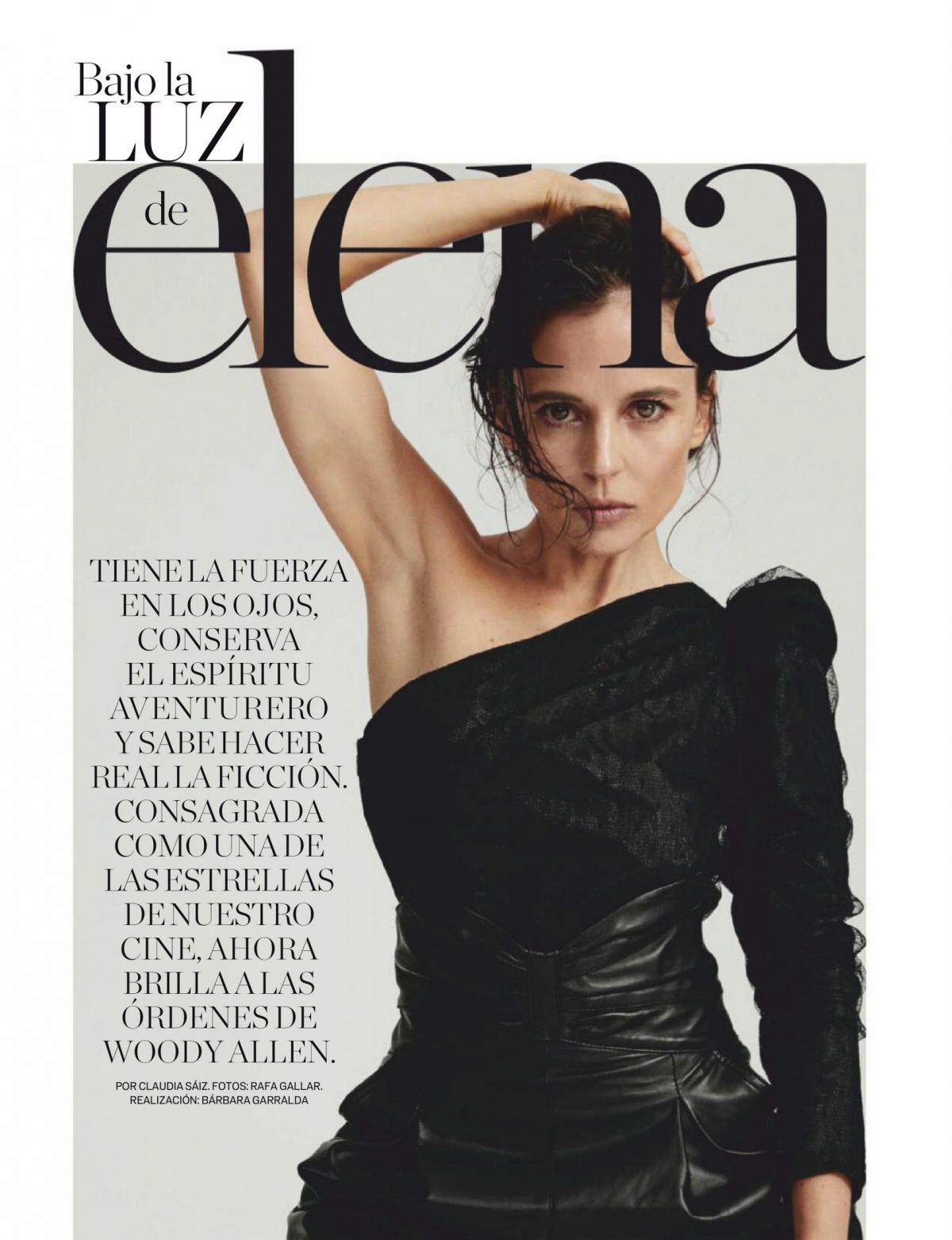 Elena Anaya in Elle Magazine, Spain October 2020